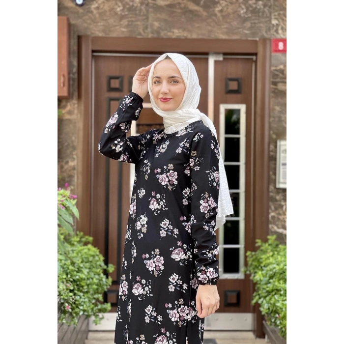 Moda Çizgi Tesettür Elbise