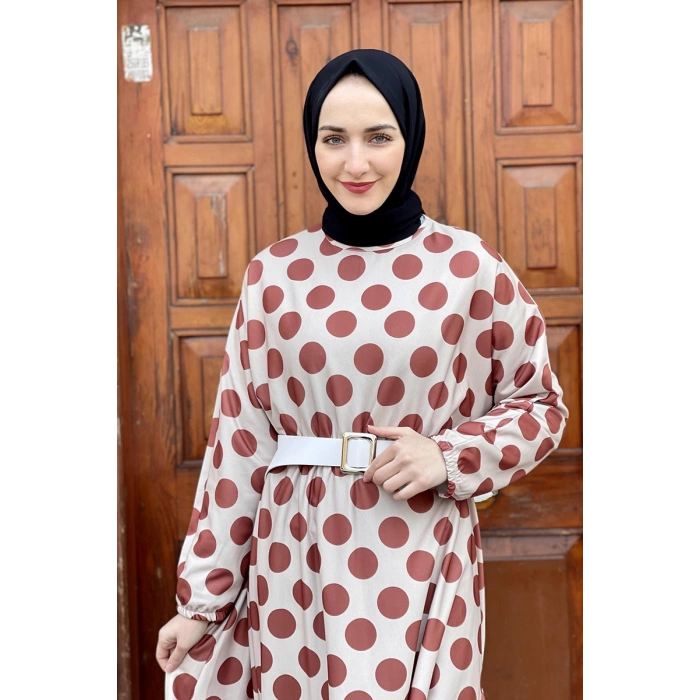 Moda Çizgi Tesettür Elbise