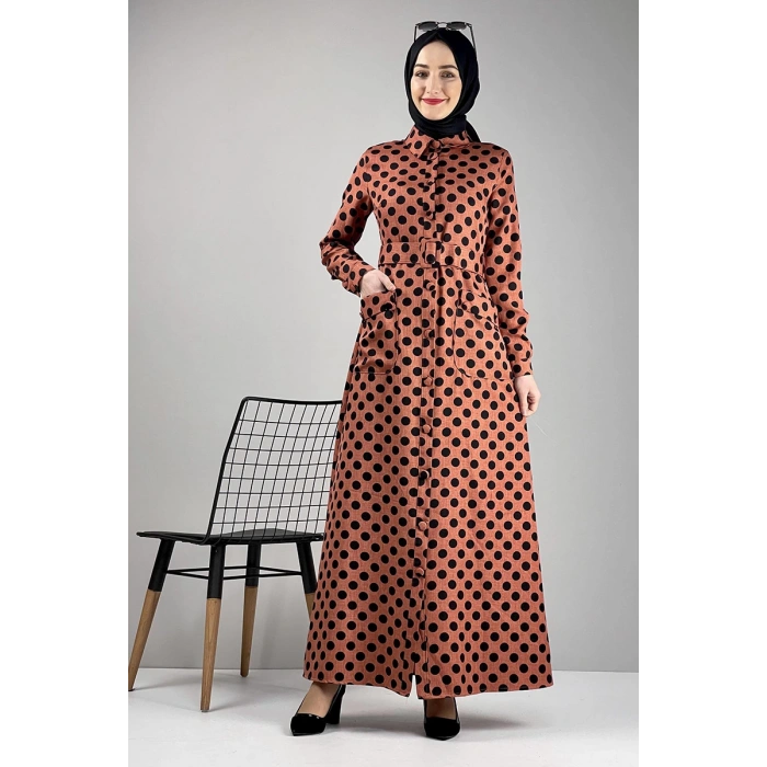 Moda Çizgi Tesettür Elbise