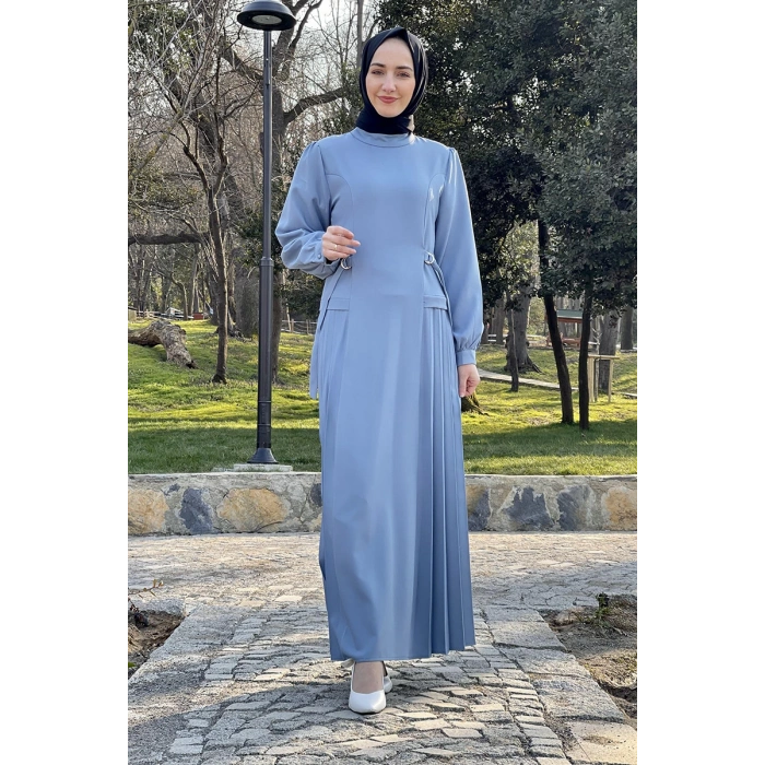 Moda Çizgi Tesettür Elbise
