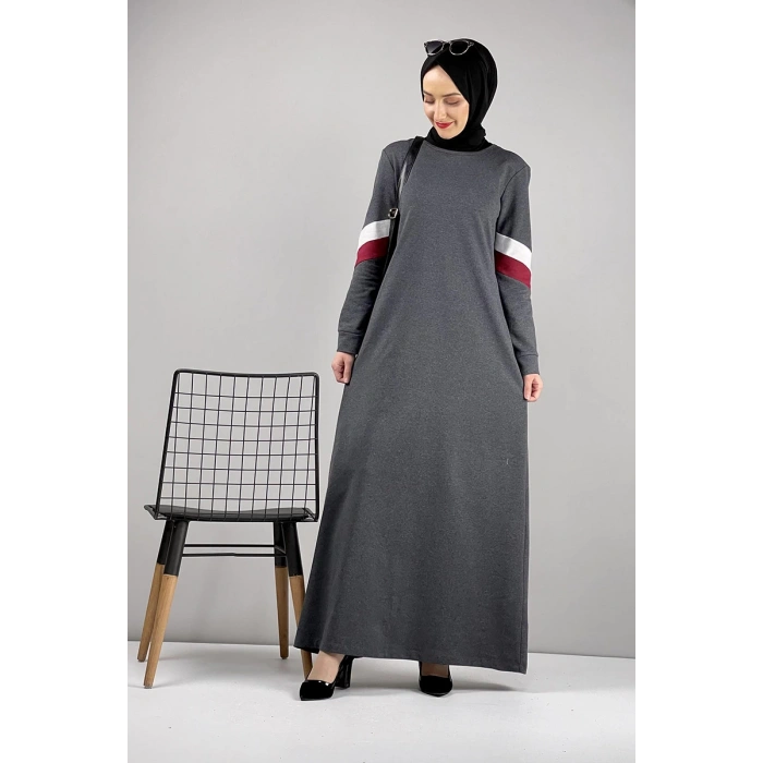 Moda Çizgi Tesettür Elbise