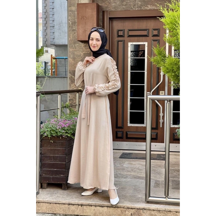 Moda Çizgi Tesettür Elbise