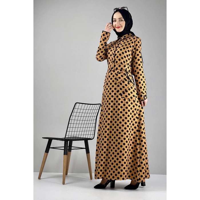 Moda Çizgi Tesettür Elbise