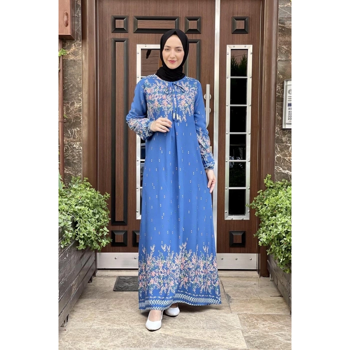 Moda Çizgi Tesettür Elbise