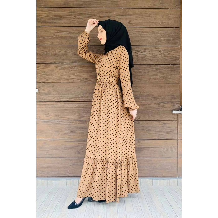 Moda Çizgi Tesettür Elbise