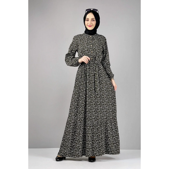 Moda Çizgi Tesettür Elbise