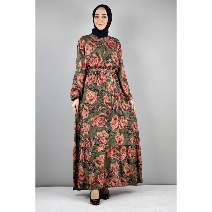 Moda Çizgi Tesettür Elbise