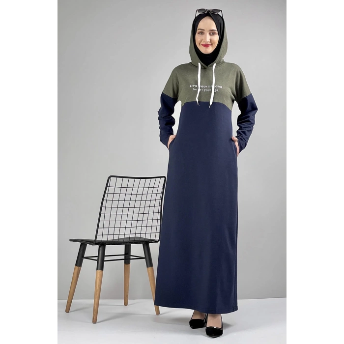 Moda Çizgi Tesettür Elbise