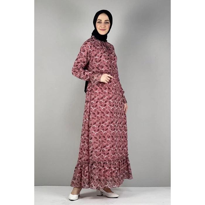 Moda Çizgi Tesettür Elbise