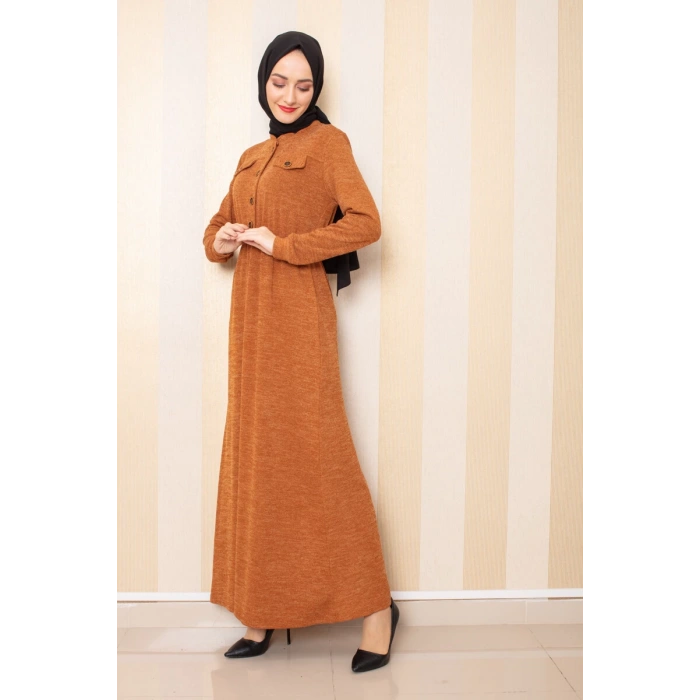 Moda Çizgi Tesettür Elbise