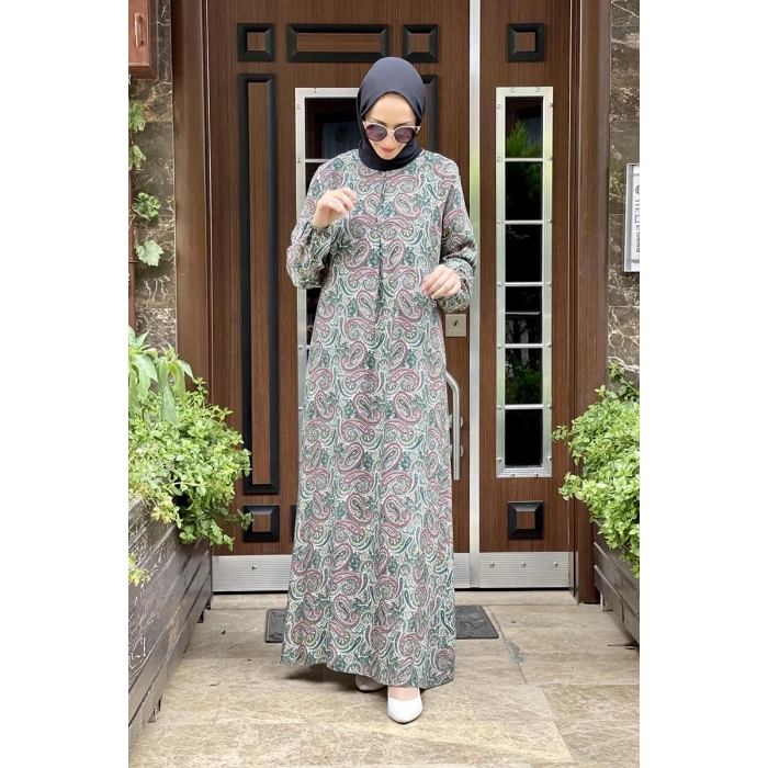 Moda Çizgi Tesettür Elbise