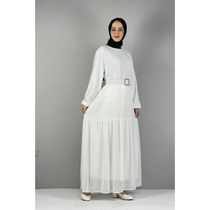 Moda Çizgi Tesettür Elbise