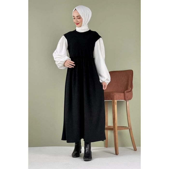 Moda Çizgi Tesettür Elbise