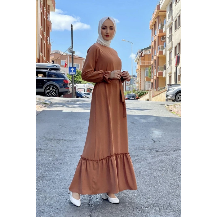 Moda Çizgi Tesettür Elbise