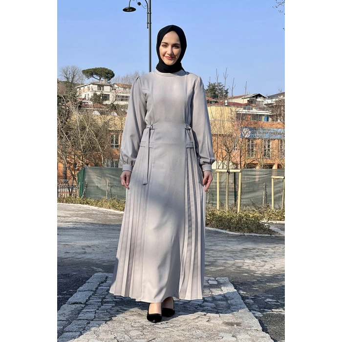 Moda Çizgi Tesettür Elbise