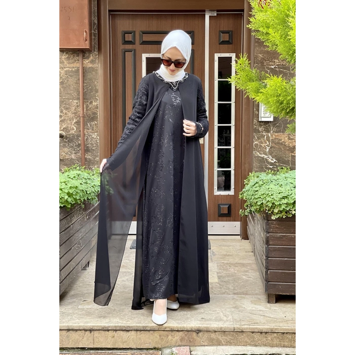 Moda Çizgi Tesettür Elbise