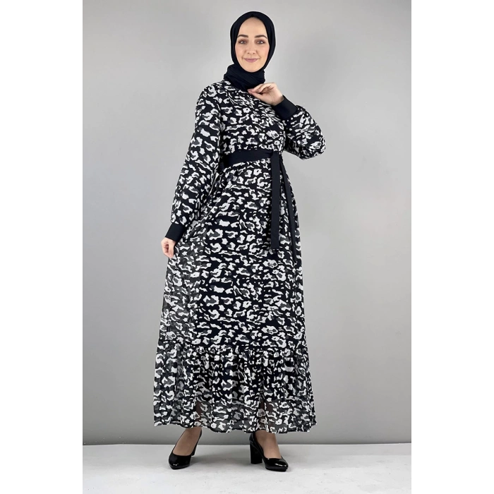 Moda Çizgi Tesettür Elbise