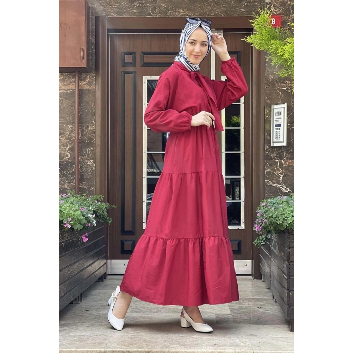 Moda Çizgi Tesettür Elbise