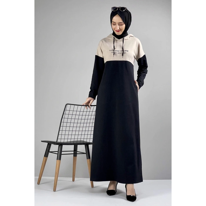 Moda Çizgi Tesettür Elbise