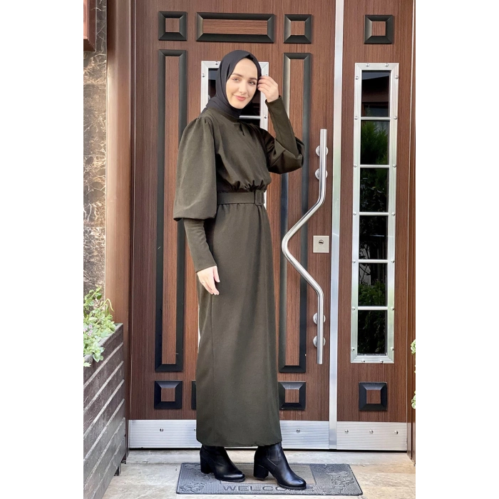 Moda Çizgi Tesettür Elbise