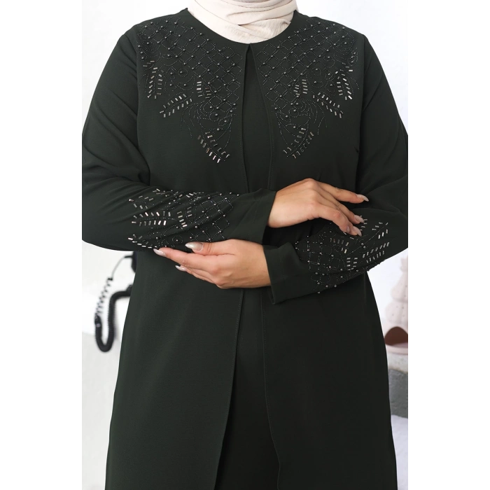 Moda Çizgi Tesettür Elbise