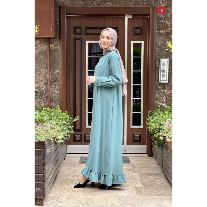 Moda Çizgi Tesettür Elbise