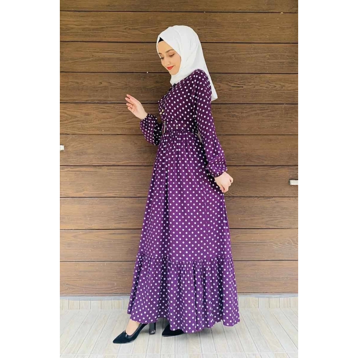 Moda Çizgi Tesettür Elbise