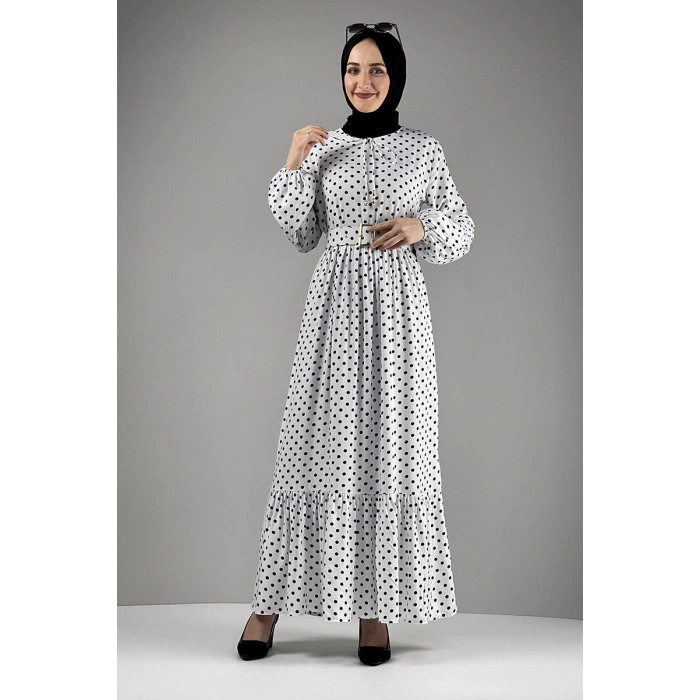 Moda Çizgi Tesettür Elbise