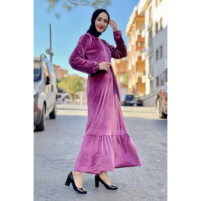 Moda Çizgi Tesettür Elbise