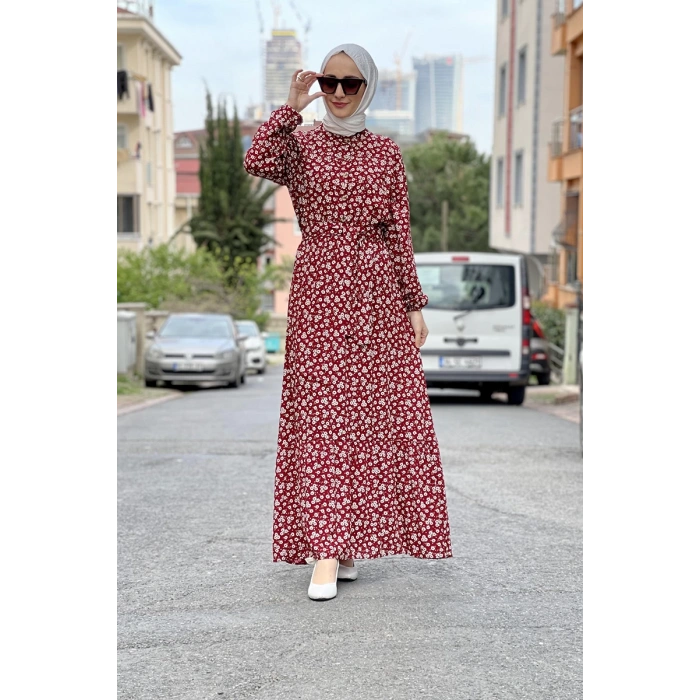 Moda Çizgi Tesettür Elbise