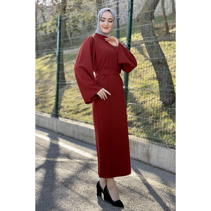 Moda Çizgi Tesettür Elbise