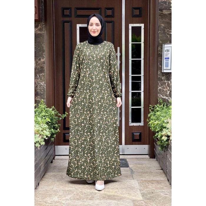 Moda Çizgi Tesettür Elbise