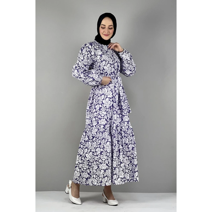 Moda Çizgi Tesettür Elbise