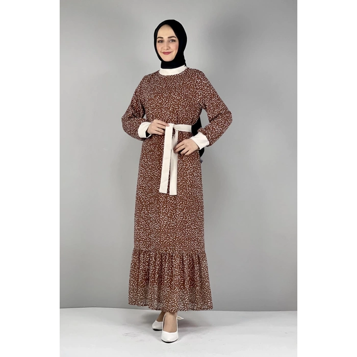 Moda Çizgi Tesettür Elbise