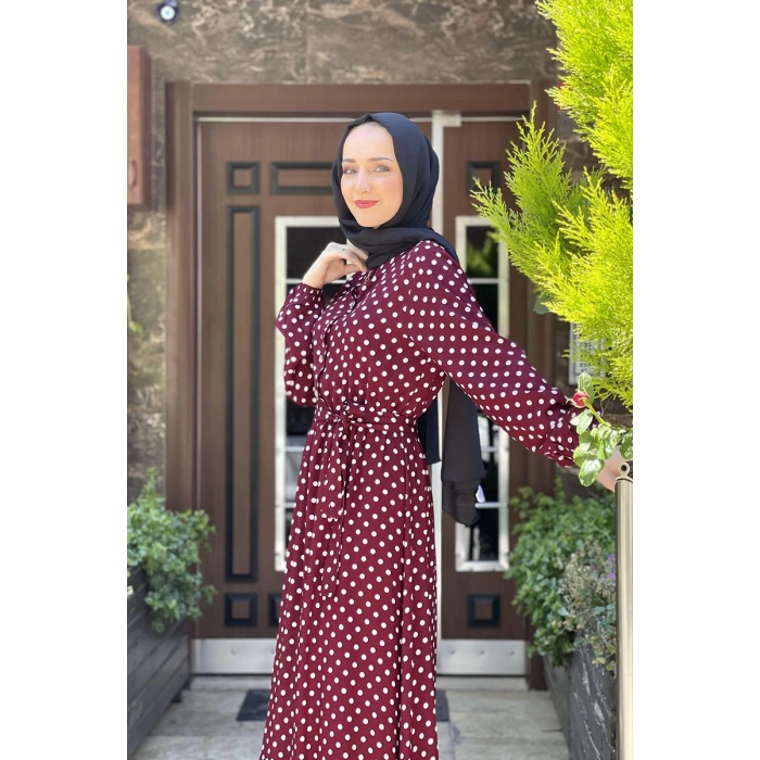 Moda Çizgi Tesettür Elbise