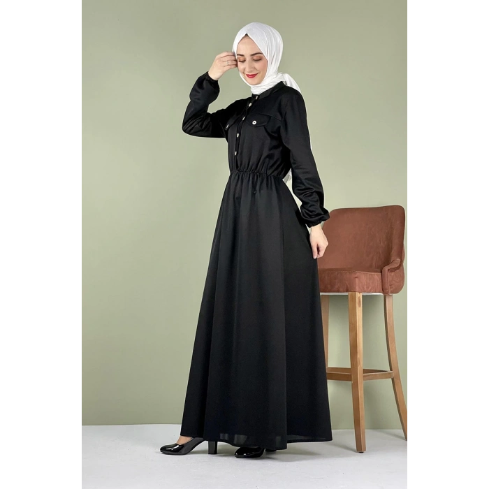 Moda Çizgi Tesettür Elbise