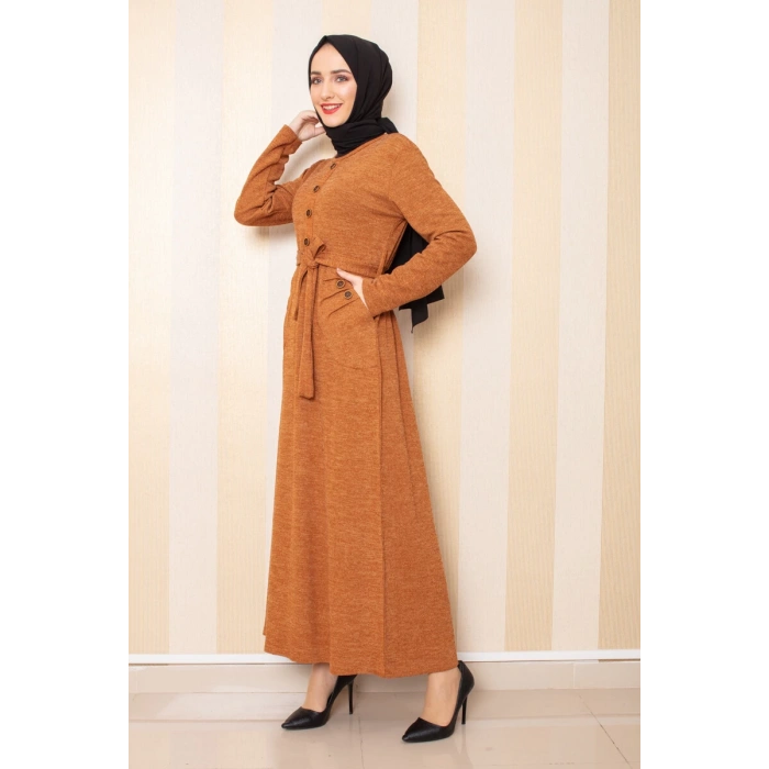 Moda Çizgi Tesettür Elbise