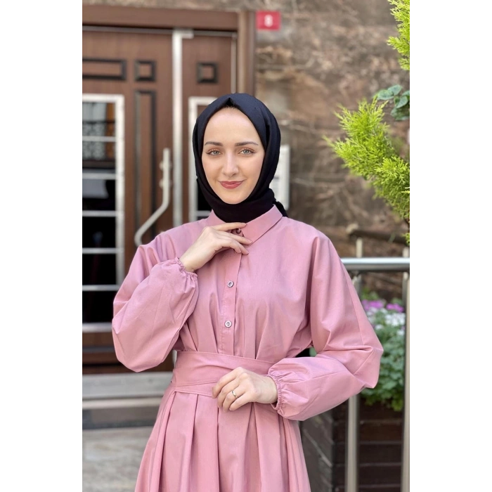 Moda Çizgi Tesettür Elbise