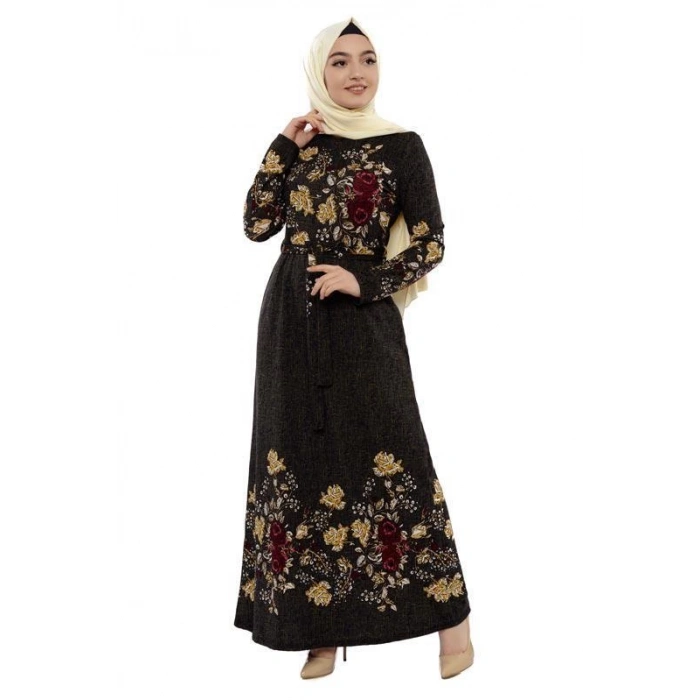 Moda Çizgi Tesettür Elbise