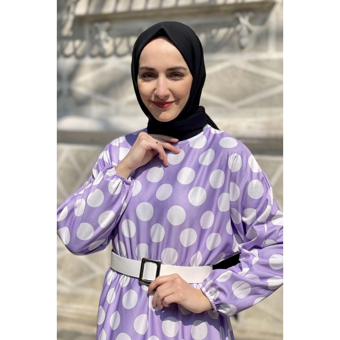 Moda Çizgi Tesettür Elbise