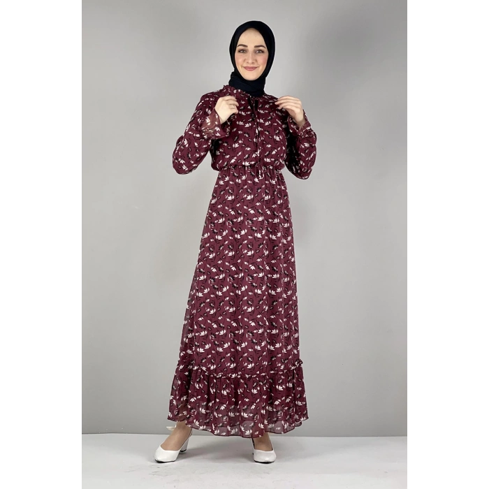 Moda Çizgi Tesettür Elbise