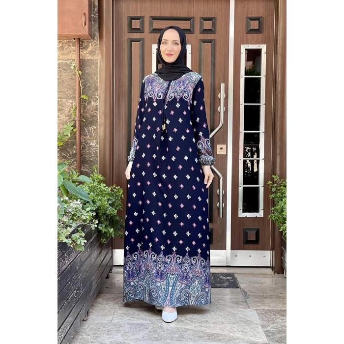 Moda Çizgi Tesettür Elbise