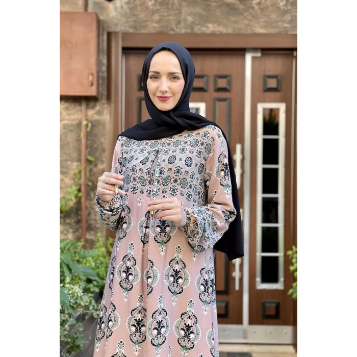 Moda Çizgi Tesettür Elbise