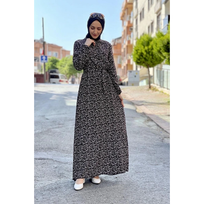 Moda Çizgi Tesettür Elbise