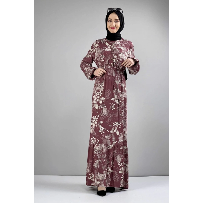 Moda Çizgi Tesettür Elbise