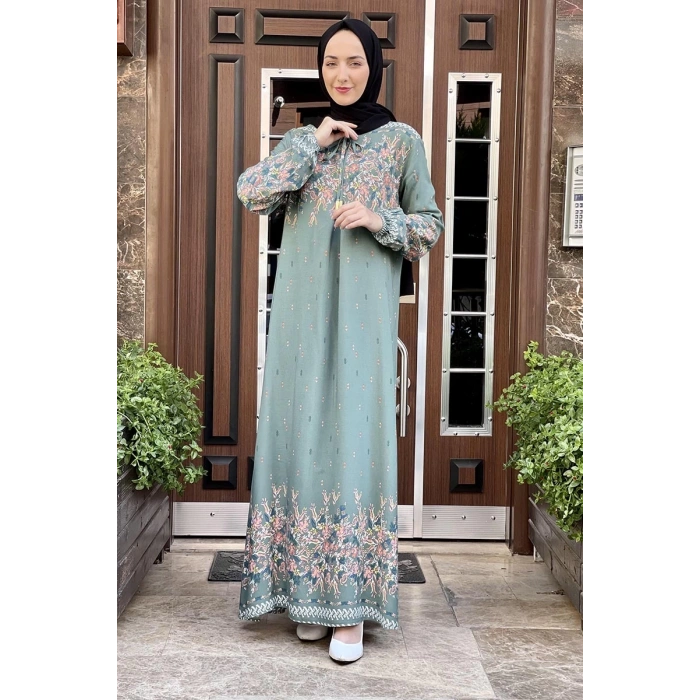 Moda Çizgi Tesettür Elbise