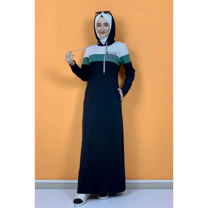 Moda Çizgi Tesettür Elbise