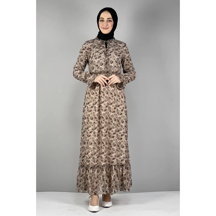 Moda Çizgi Tesettür Elbise