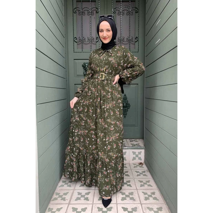 Moda Çizgi Tesettür Elbise