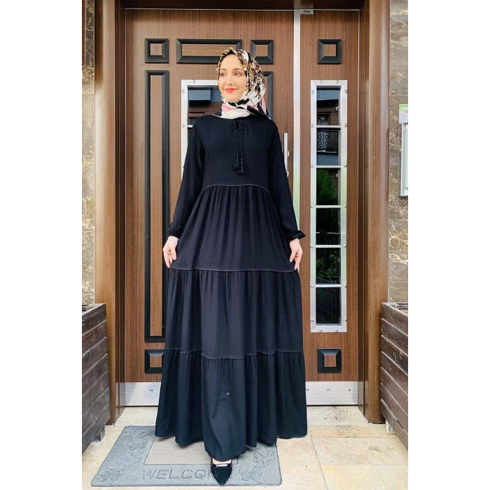 Moda Çizgi Tesettür Elbise